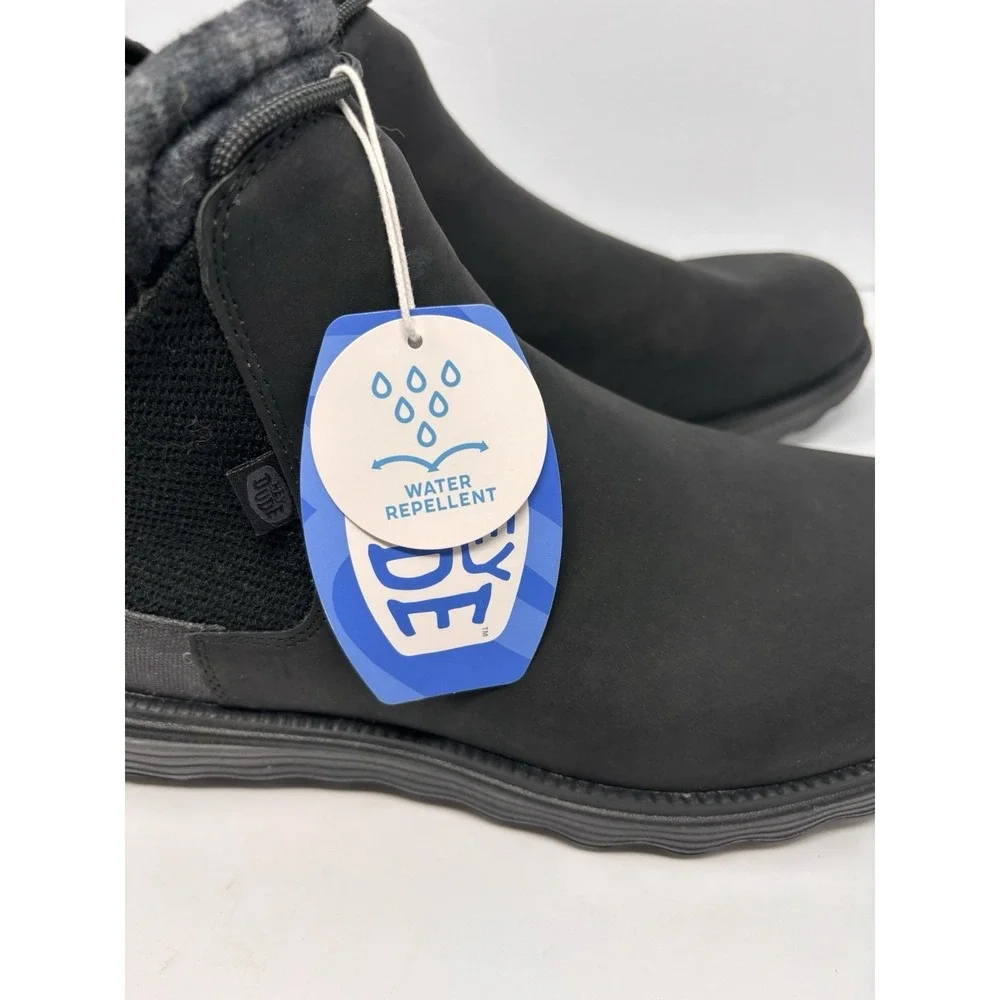 Hey Dude Men's Branson Classic Boots Black Size 13 NEW